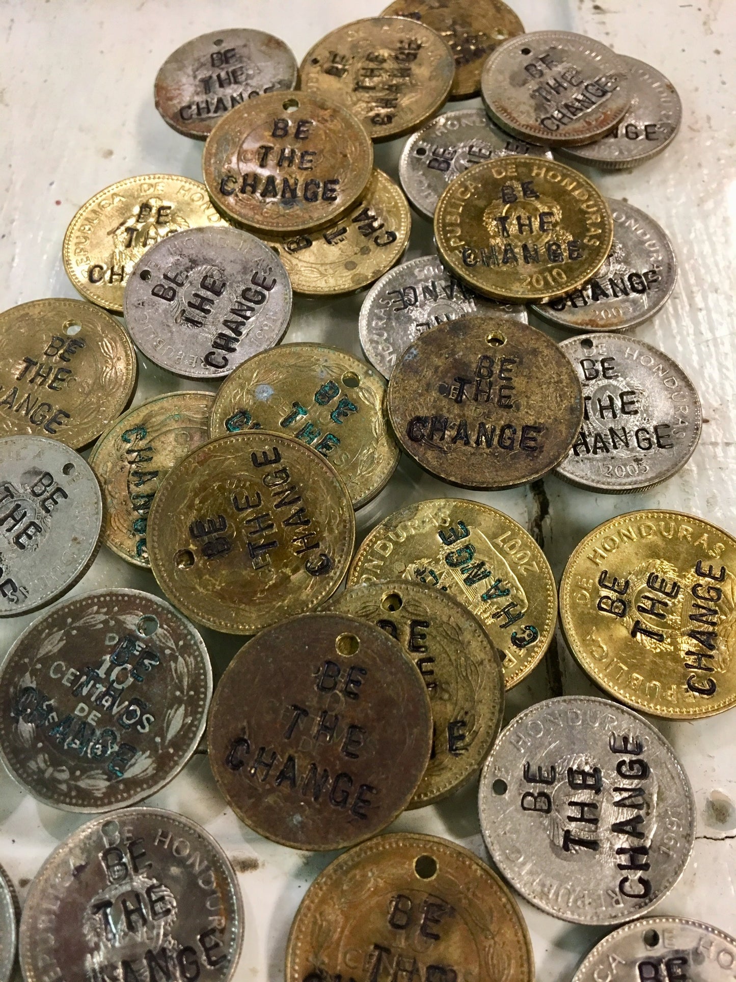 "Be the Change" Coin Necklace