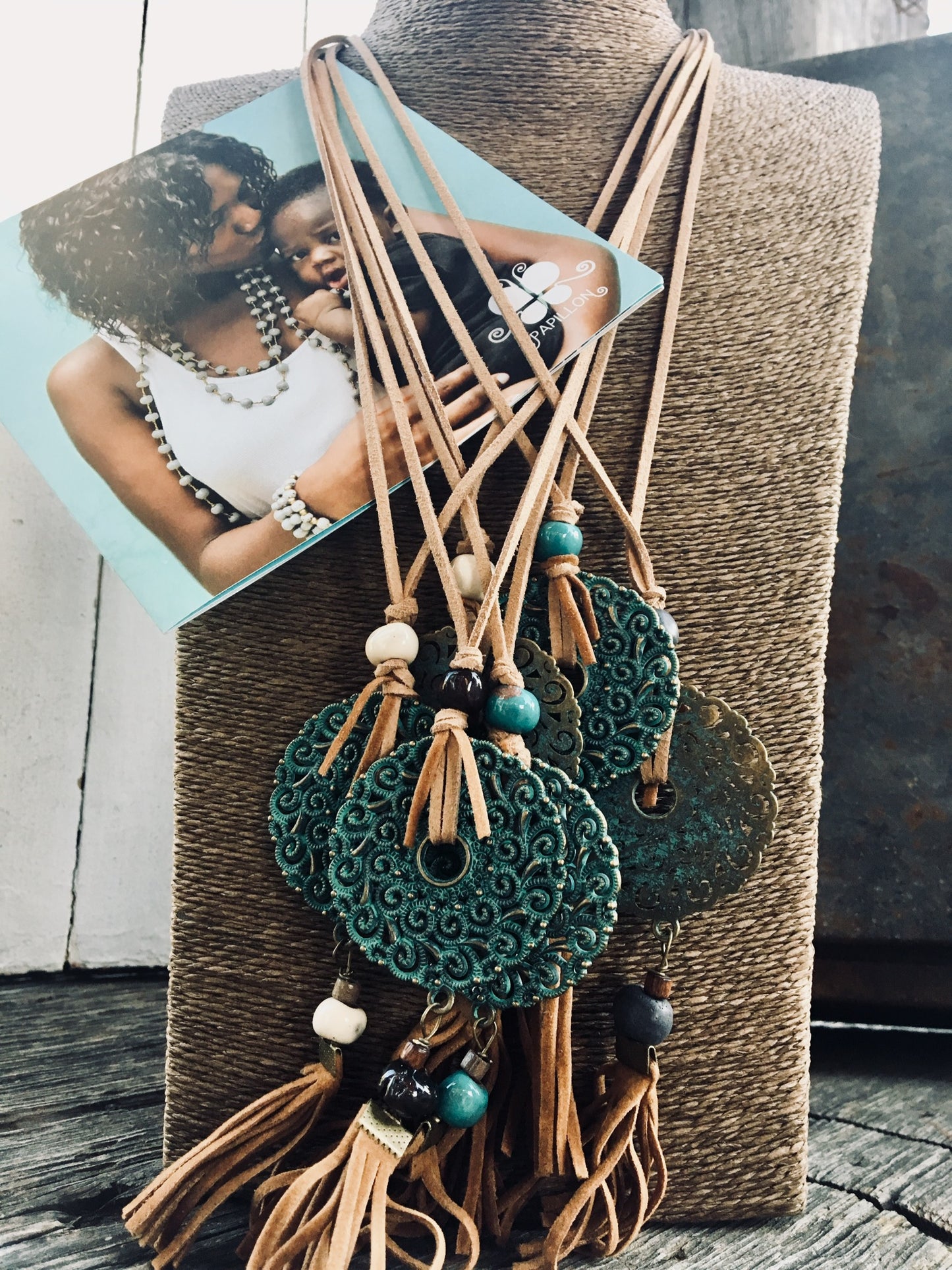 Haitian Clay Bead Necklace