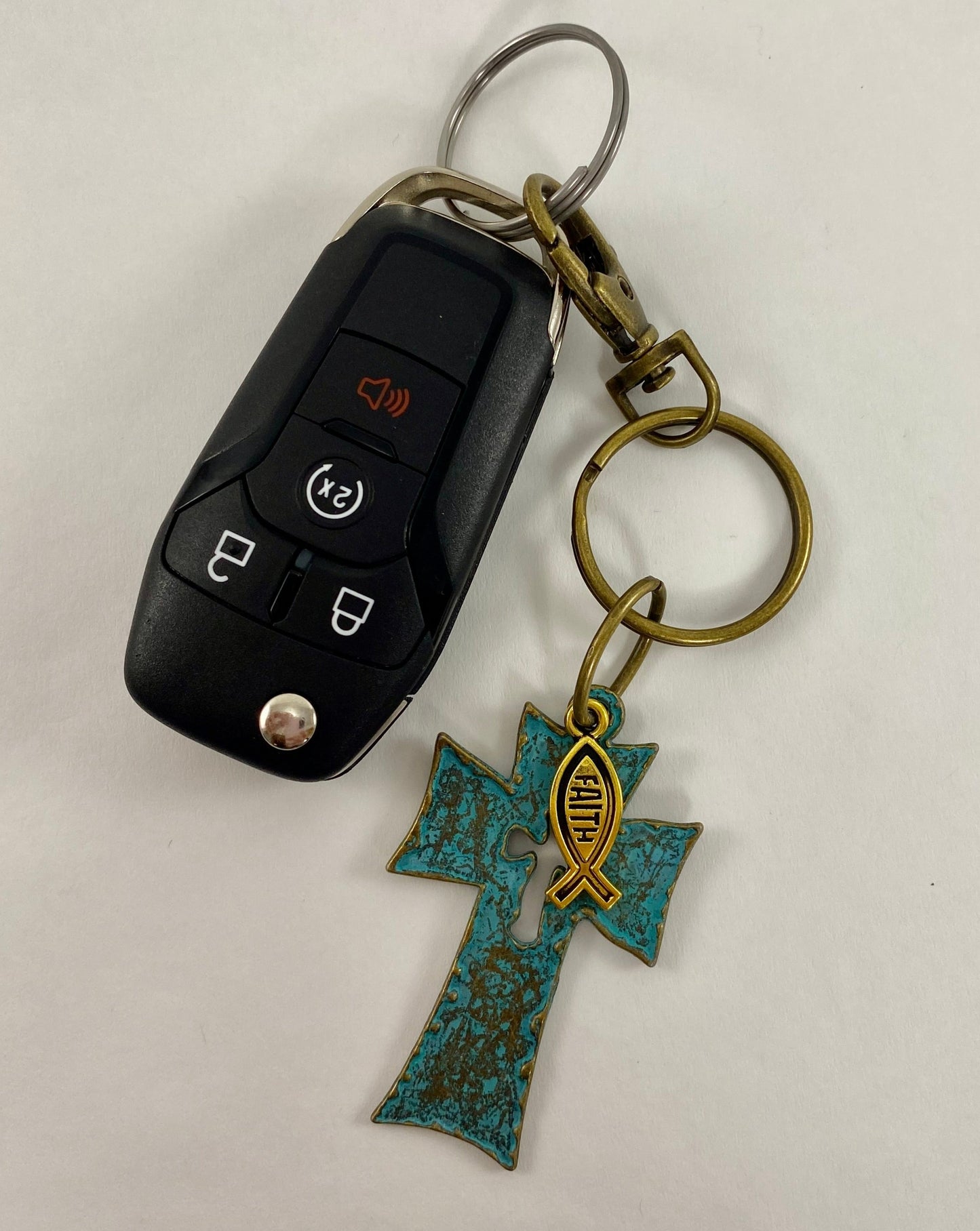 Cross Keychain