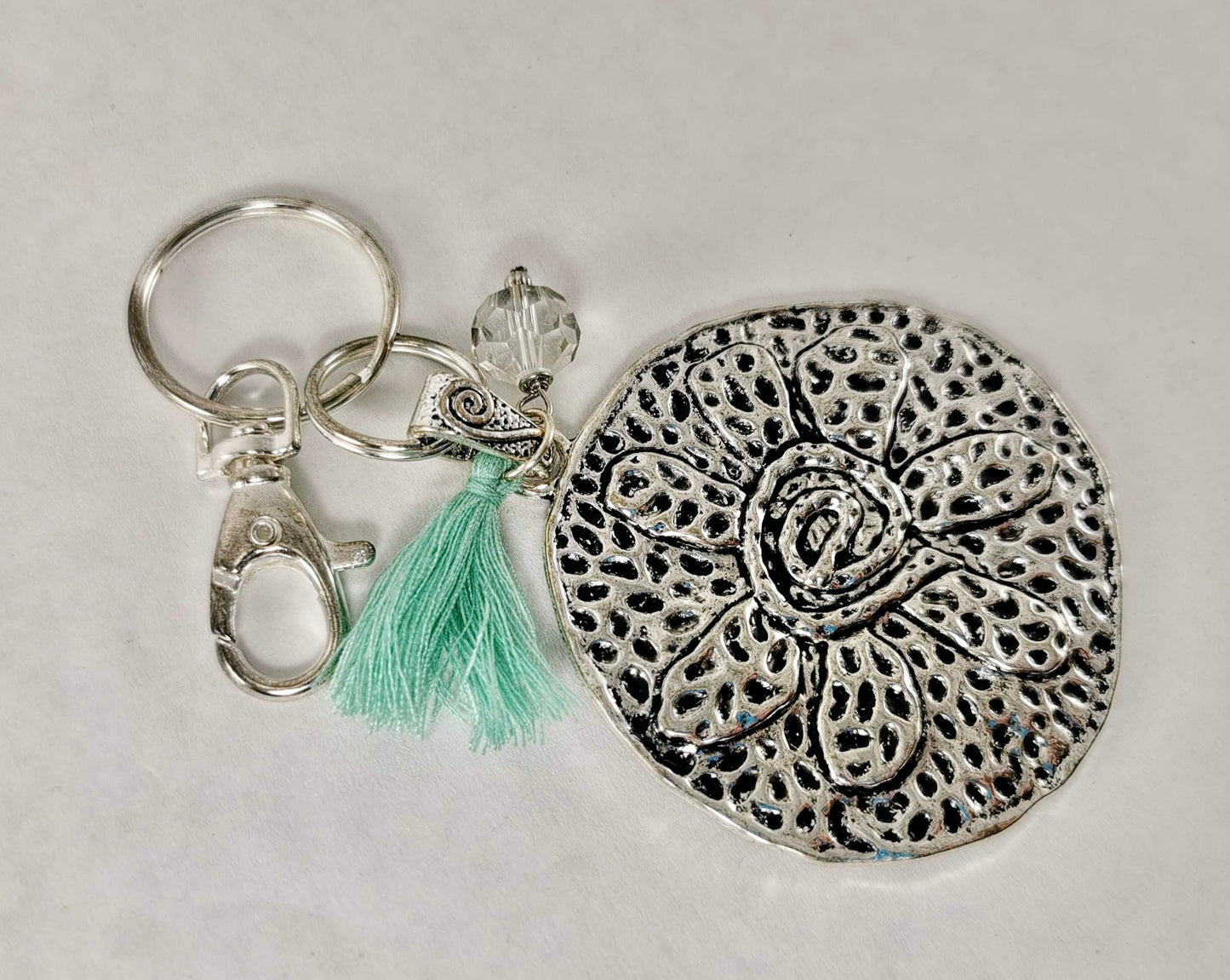 Boho "Be the Change" Keychain