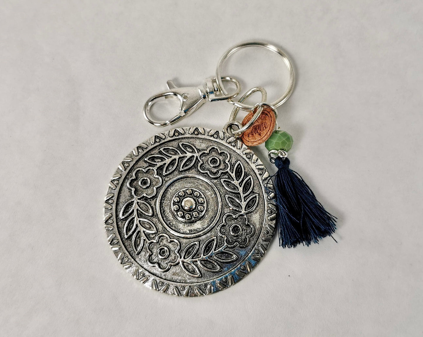 Boho "Be the Change" Keychain