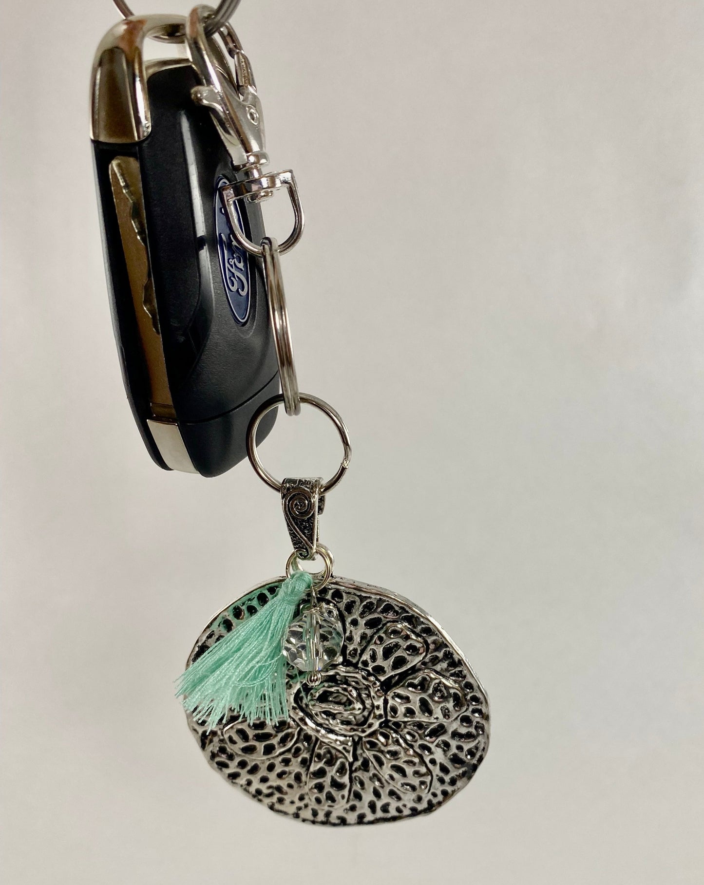 Boho "Be the Change" Keychain