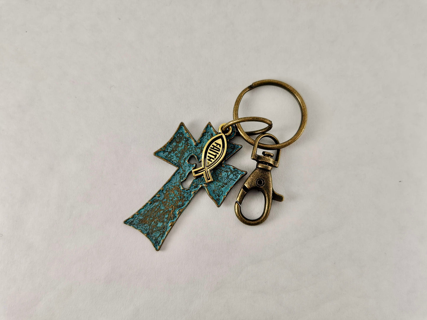 Cross Keychain