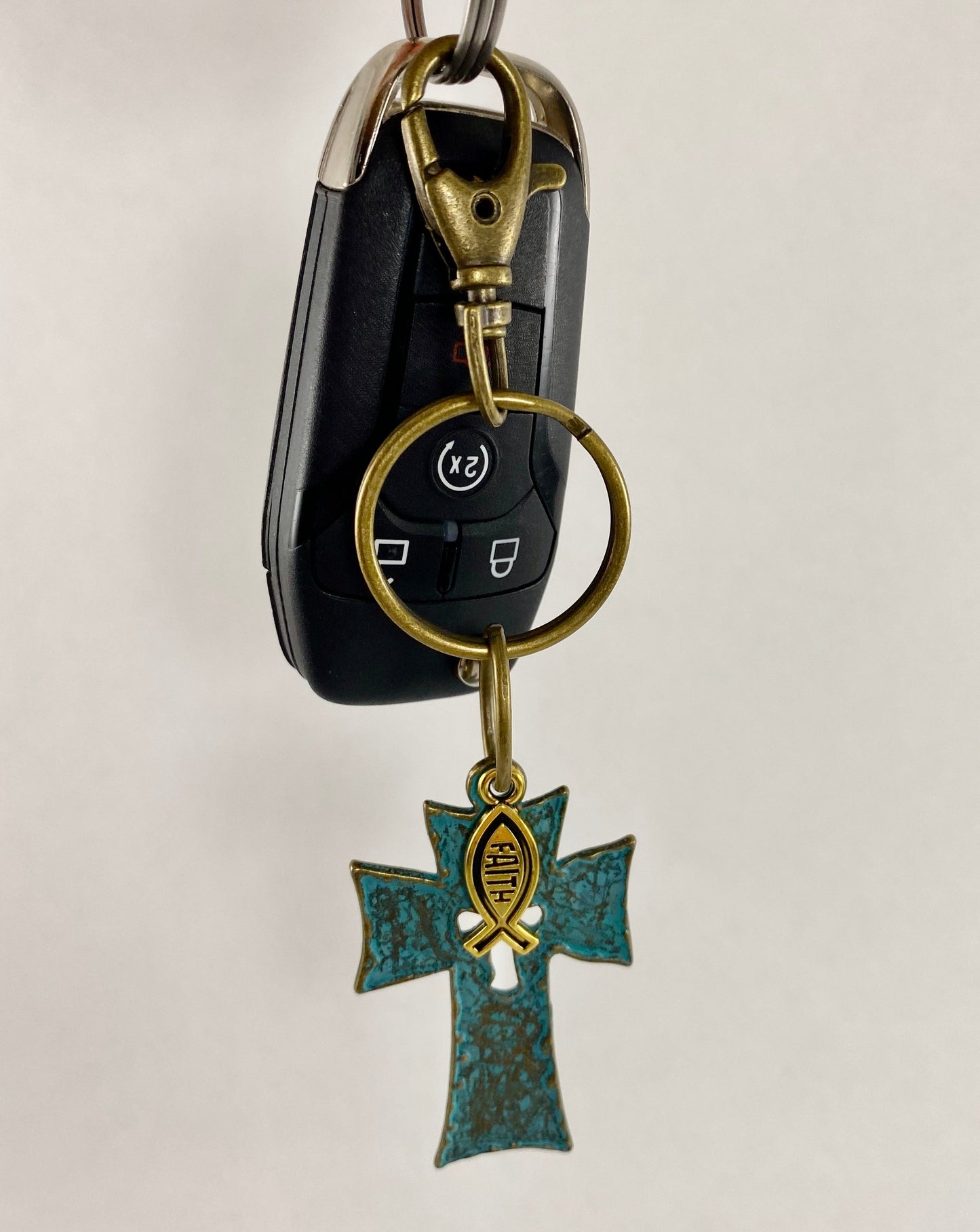 Cross Keychain