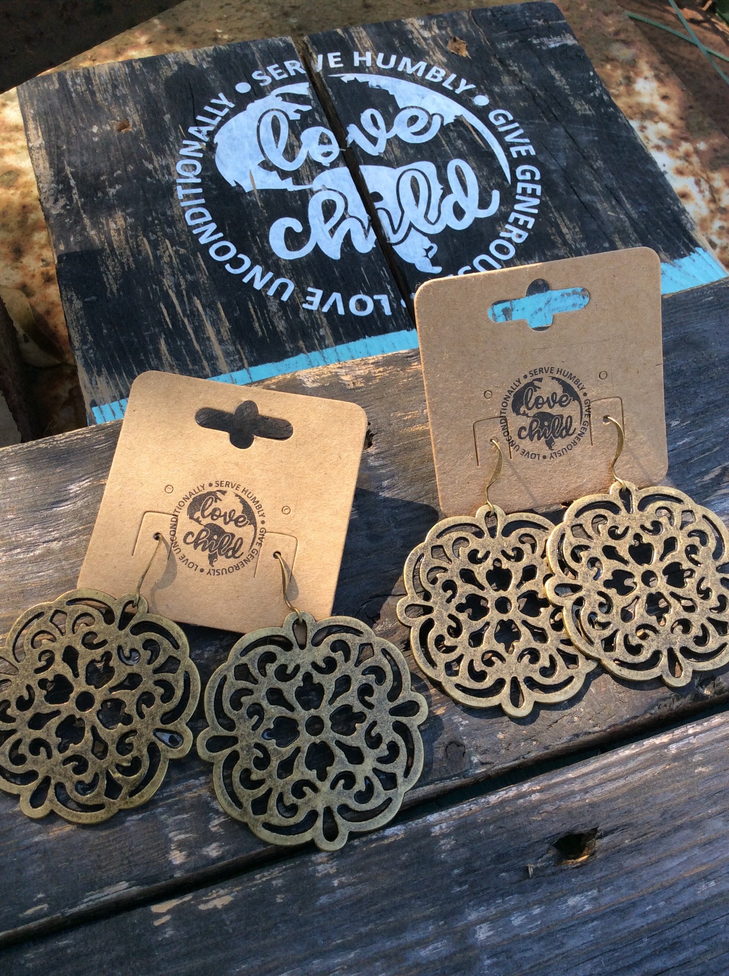 Medallion Dangle Earrings