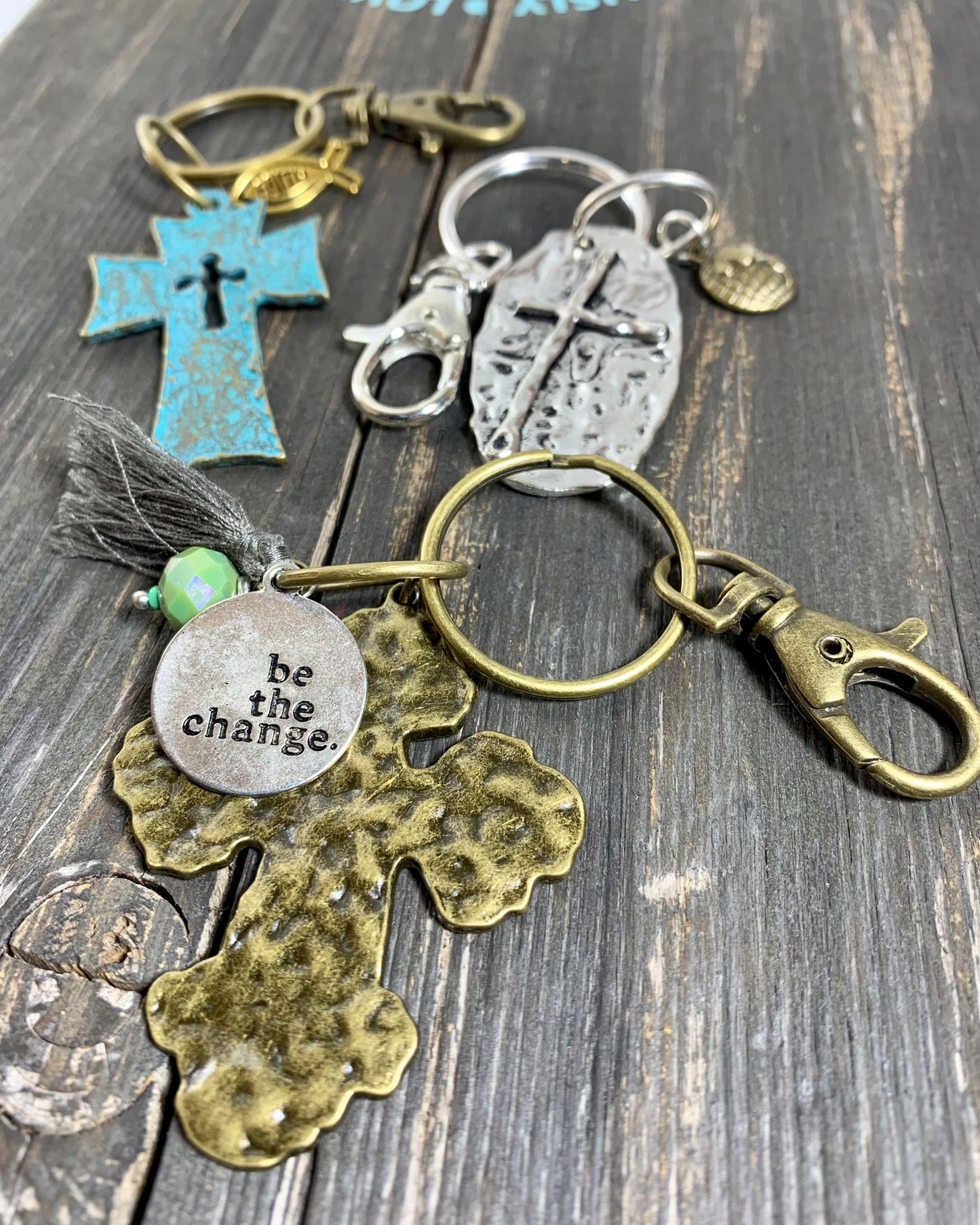 Cross Keychain