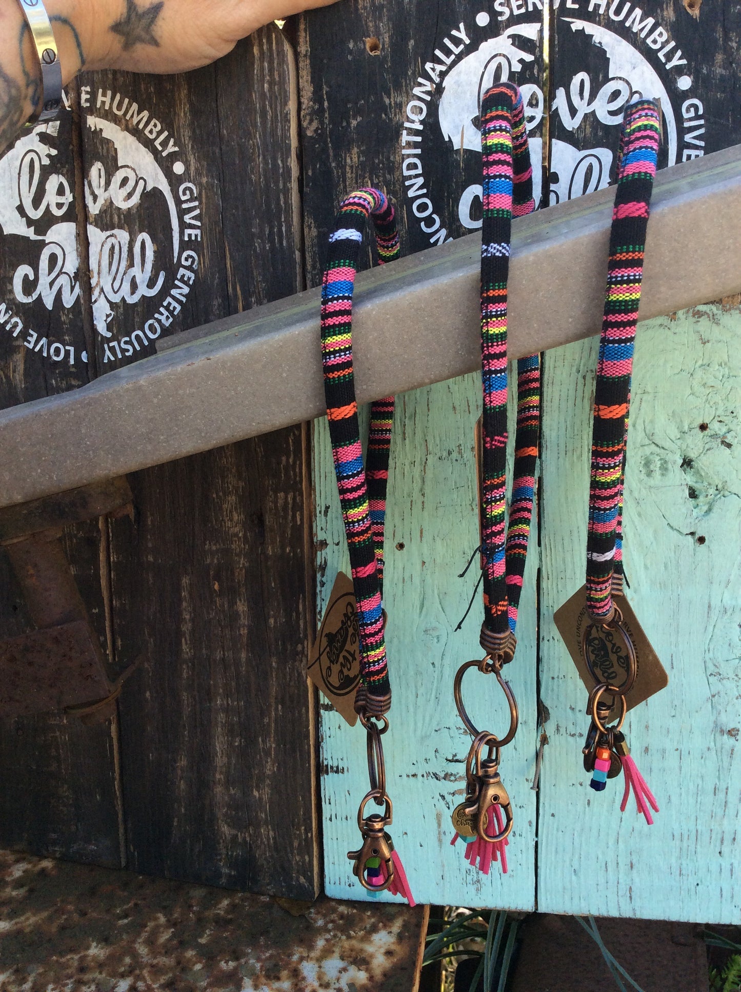 Woven Keyring wristlet