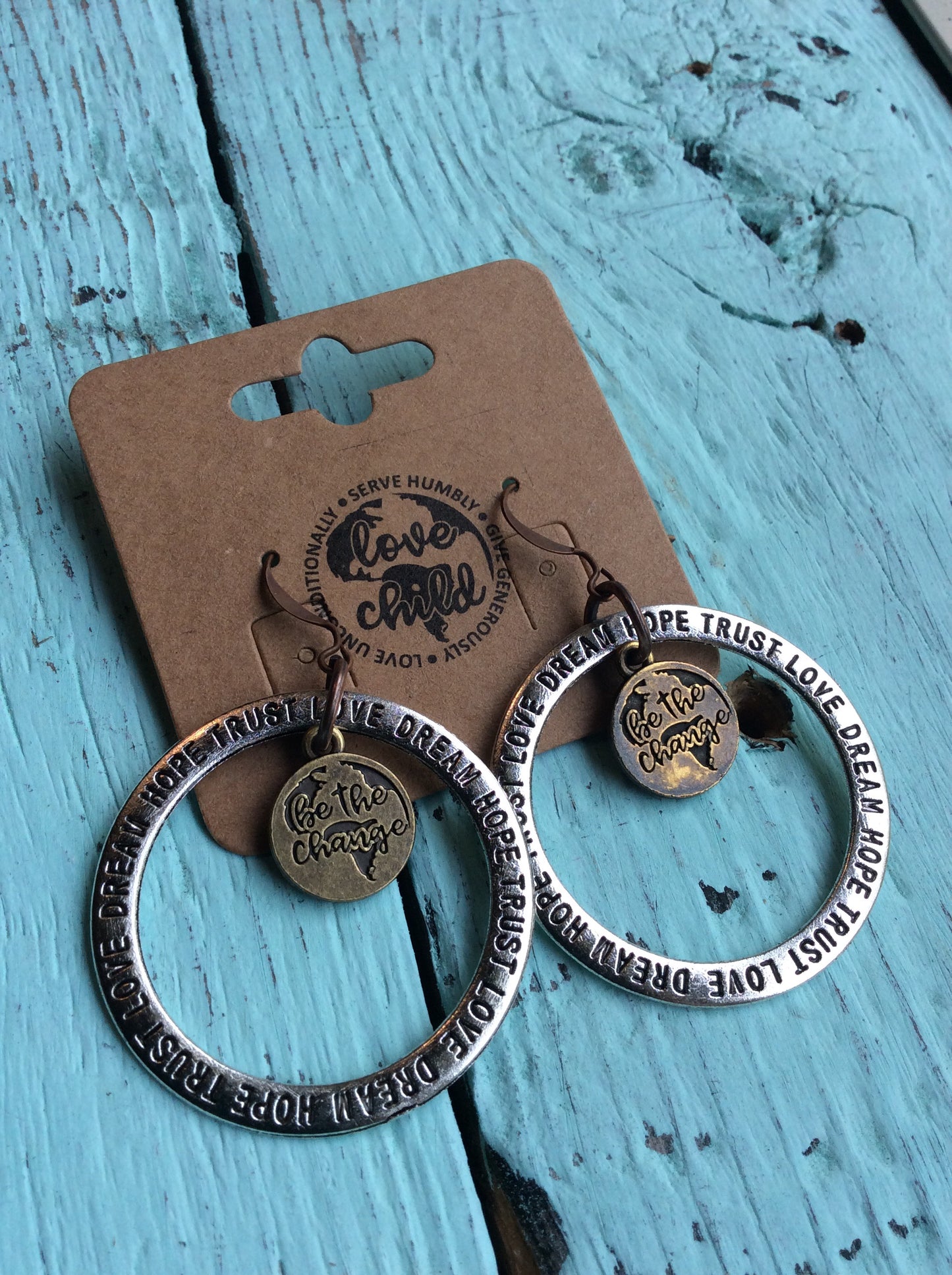 Inspirational Dangle Earrings