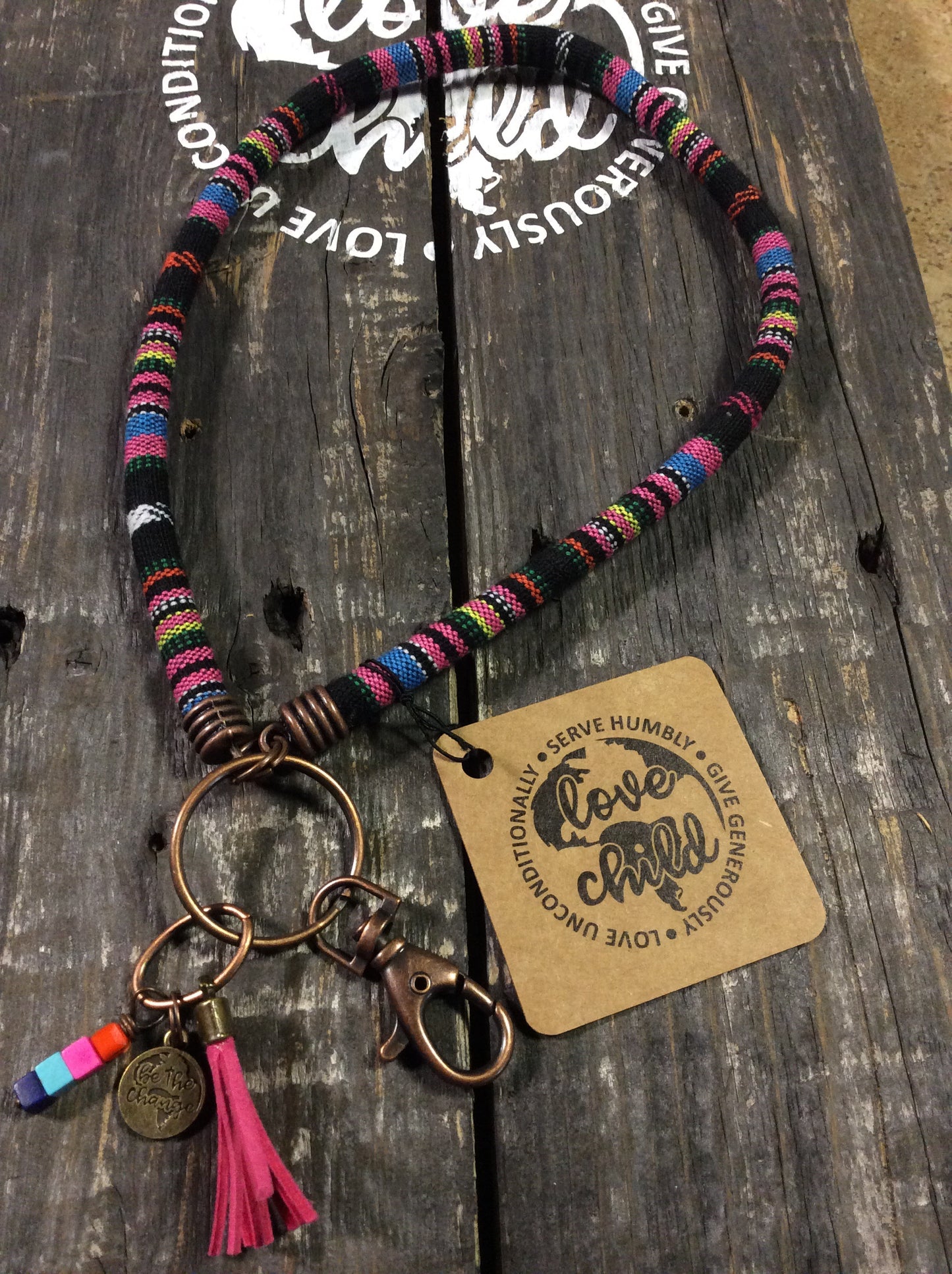 Woven Keyring wristlet