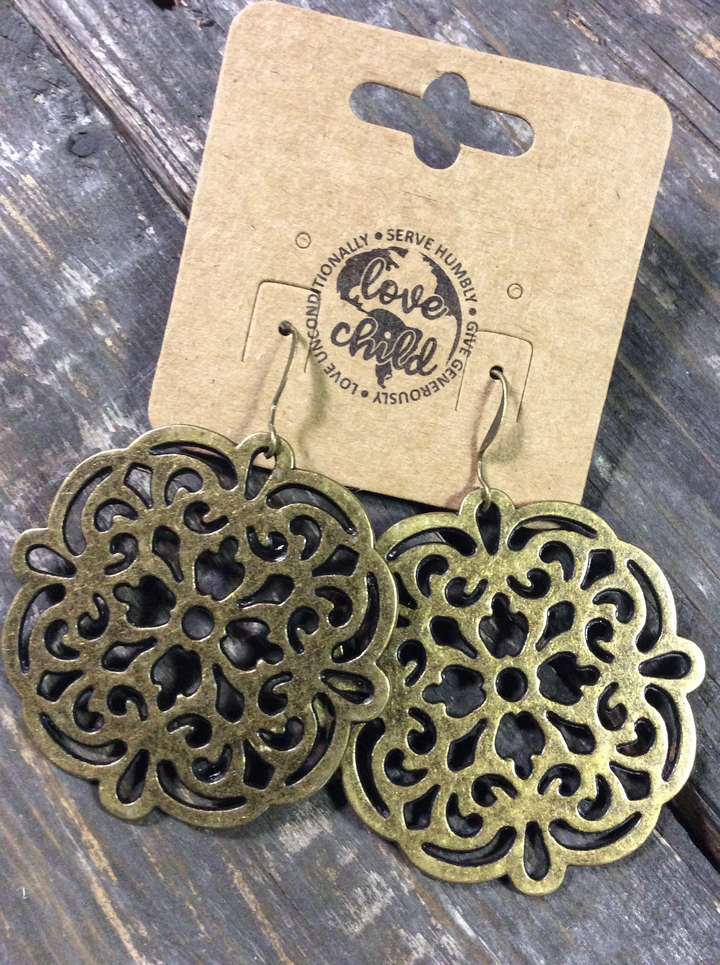Medallion Dangle Earrings