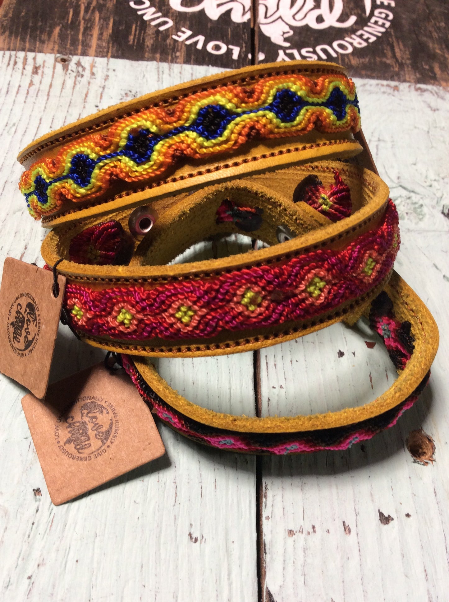 Guatemalan Leather Bracelet