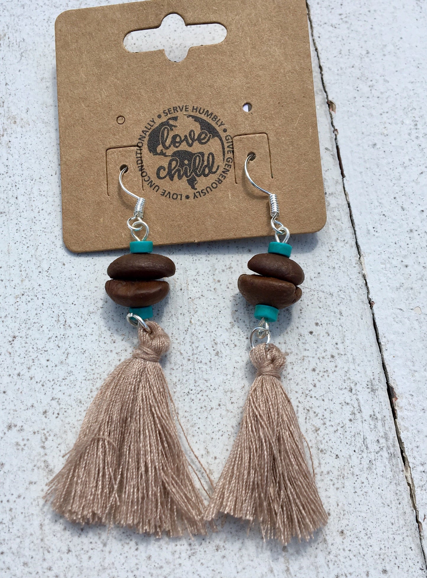 Honduran Coffee Bean Earrings