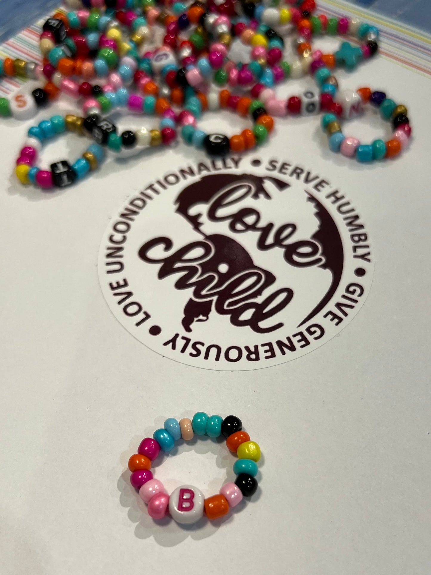 Seed bead ring
