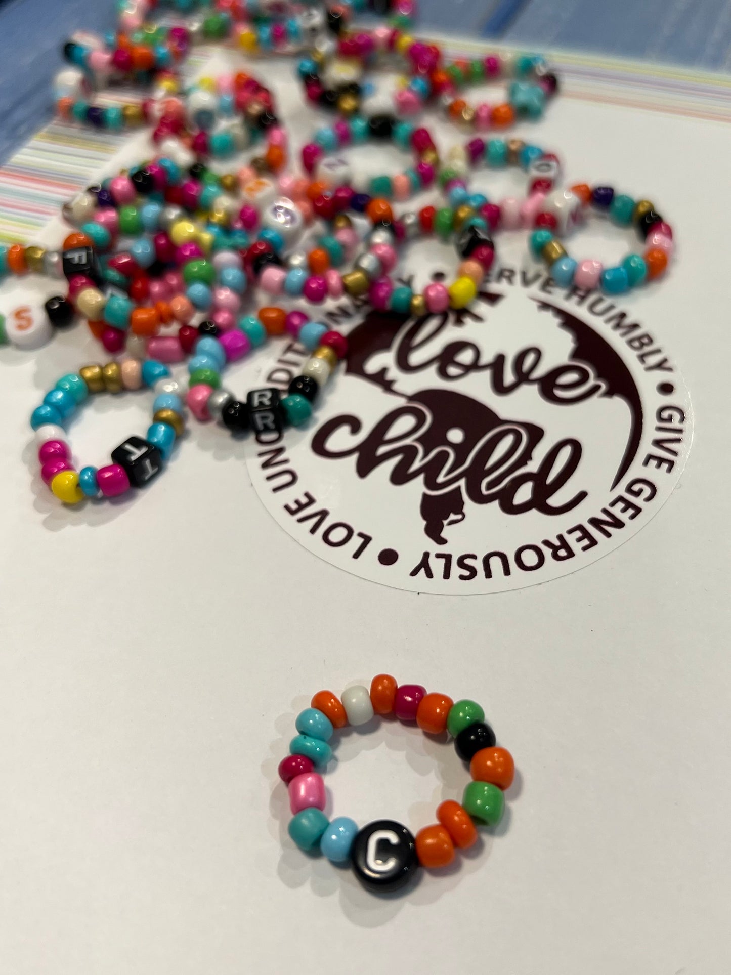 Seed bead ring
