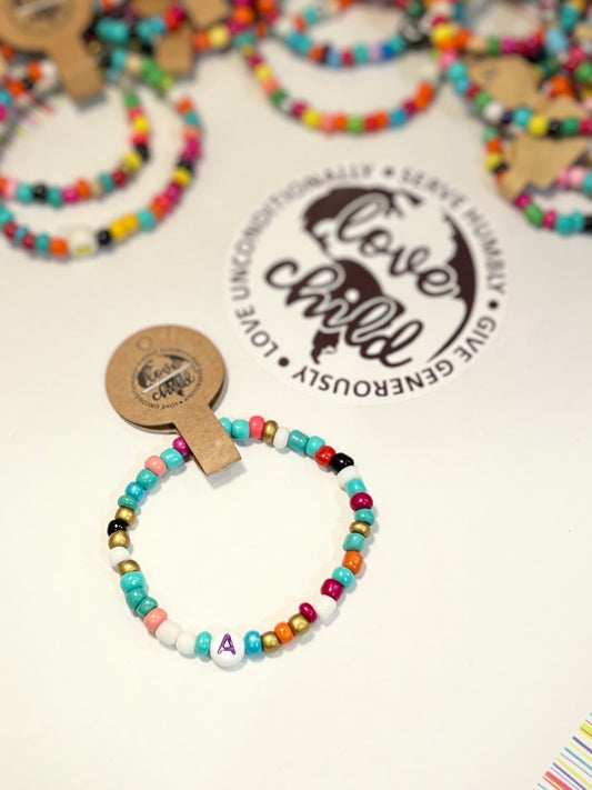 Handmade seed bead bracelet