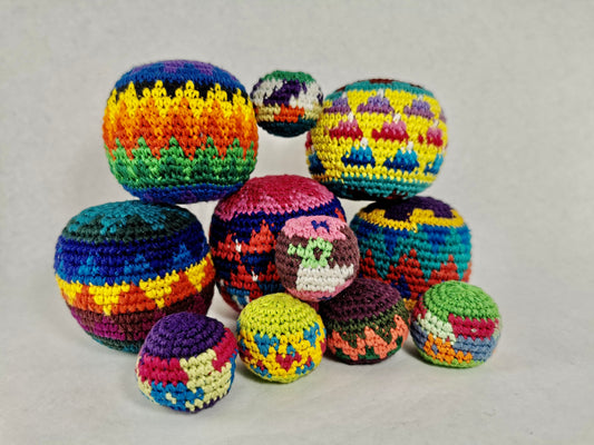 Guatemalan Hand-Crochet Hacky Sack