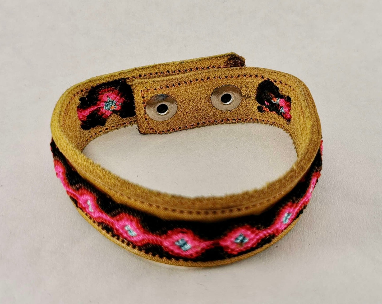 Guatemalan Leather Bracelet