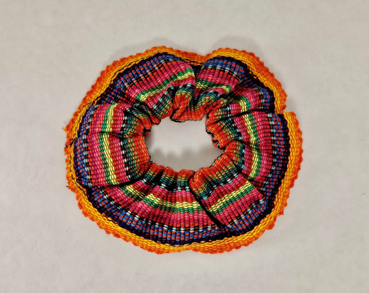 Guatemalan Multi-Colored Hair Scrunchie