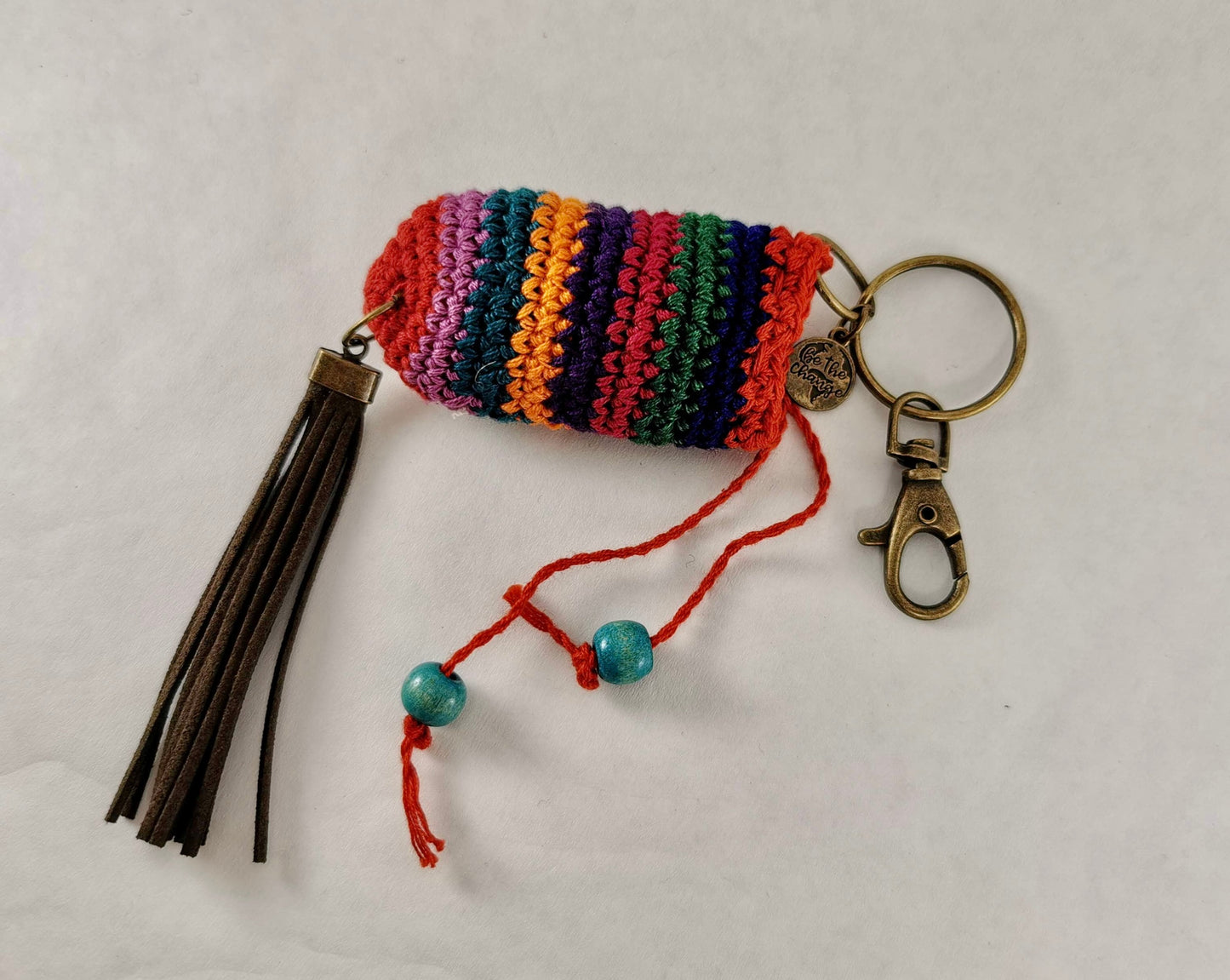 Guatemalan Hand-Crochet Essential Oil Purse Bag Charm