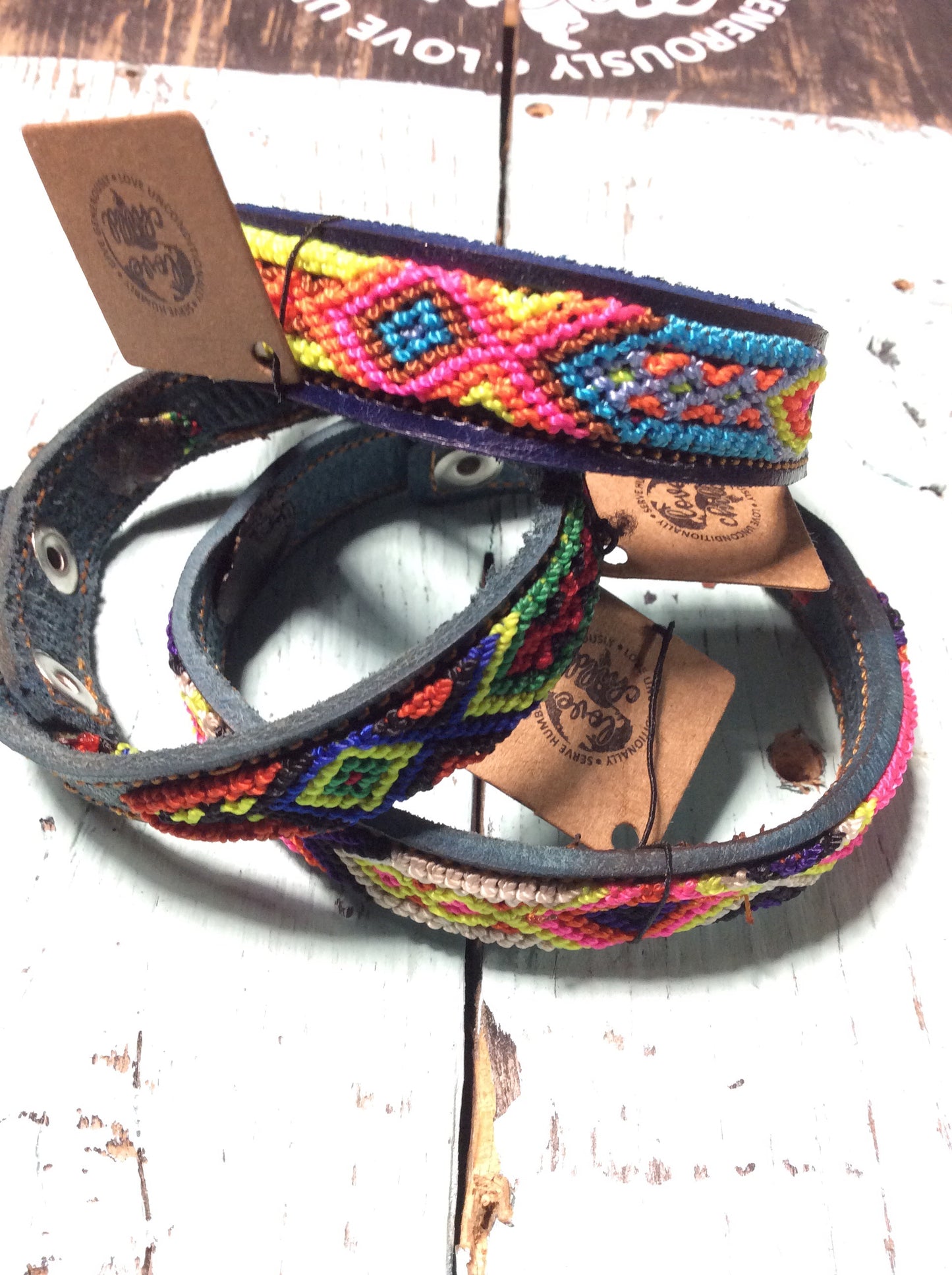 Guatemalan Leather Bracelet